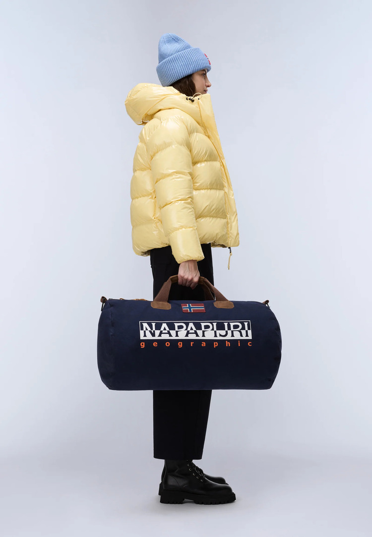 Unisex Navy Blue Bering 3 Duffle Bag Napapijri NP0A4GGM-1761