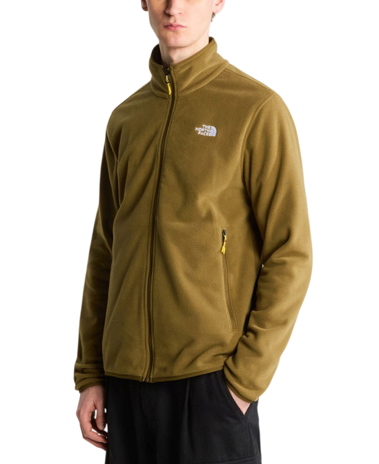Ανδρική Glacier Fleece Ζακέτα Χακί The North Face NF0A8D0R-2EK1