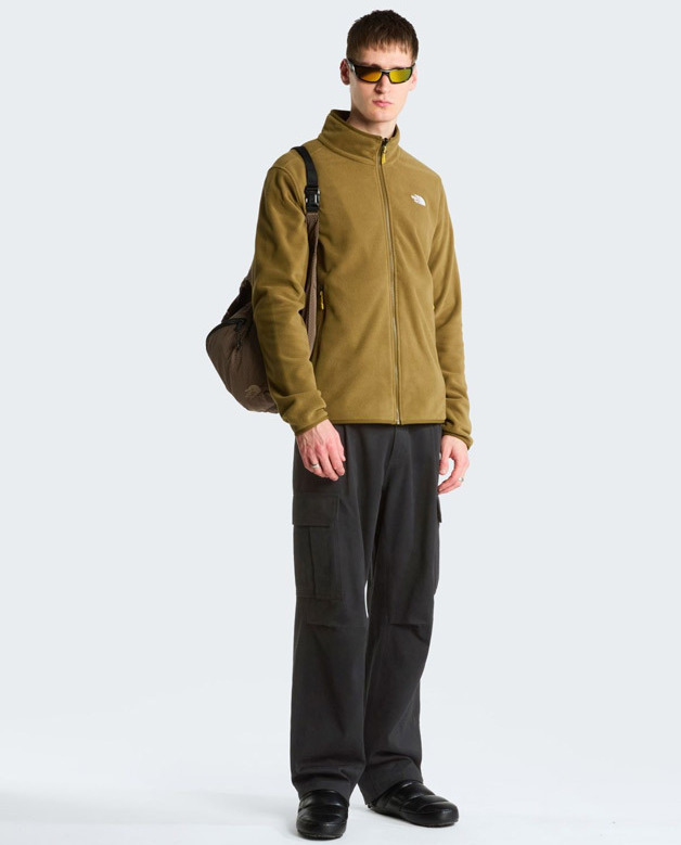 Ανδρική Glacier Fleece Ζακέτα Χακί The North Face NF0A8D0R-2EK1