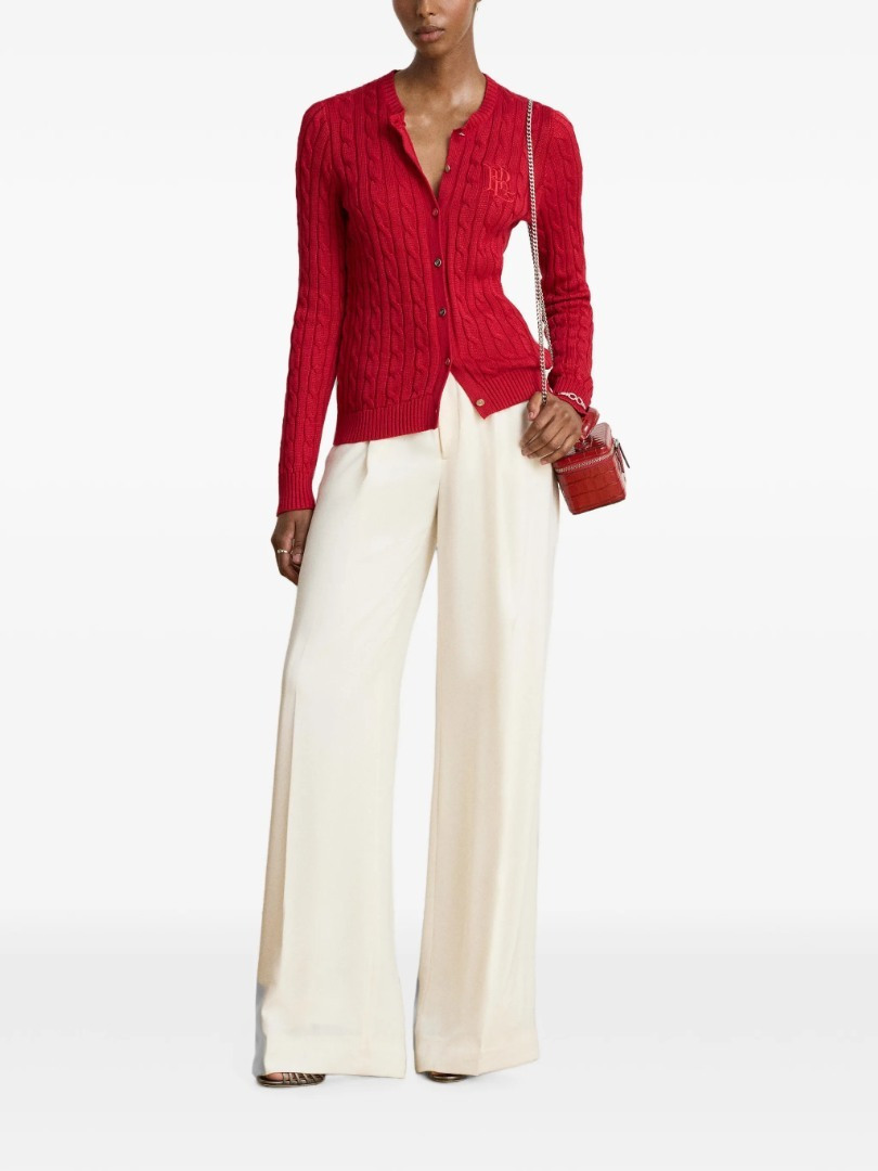 Women's Red Cardigan Ralph Lauren 200P14040503-RED
