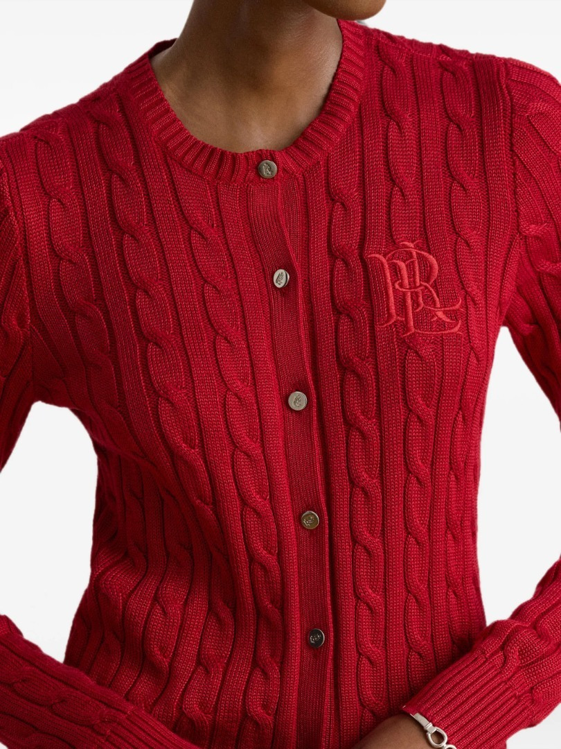 Women's Red Cardigan Ralph Lauren 200P14040503-RED