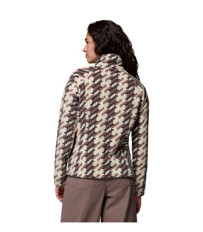 Women's Beige Benton Springs Printed Full Zip Fleece Columbia 2021771-274