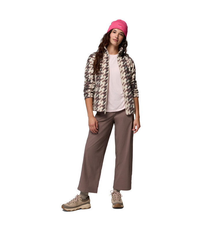 Women's Beige Benton Springs Printed Full Zip Fleece Columbia 2021771-274