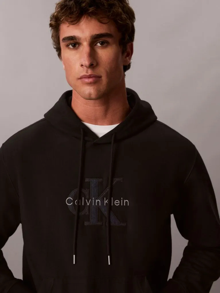Ανδρικό Μακρυμάνικο Φούτερ Μαύρο Calvin Klein LV04RH218G-UB1