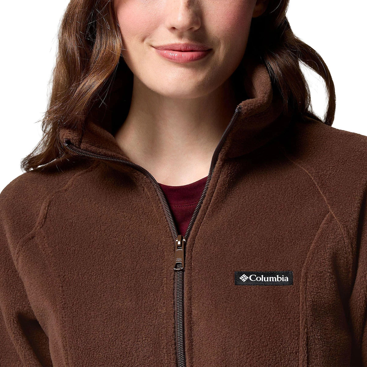 Women's Brown Benton Springs Full Zip Jacket Columbia 1372111-256