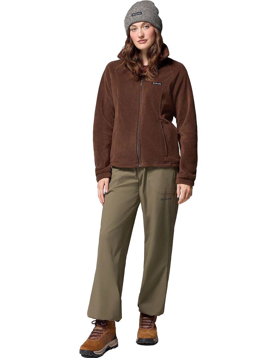 Women's Brown Benton Springs Full Zip Jacket Columbia 1372111-256