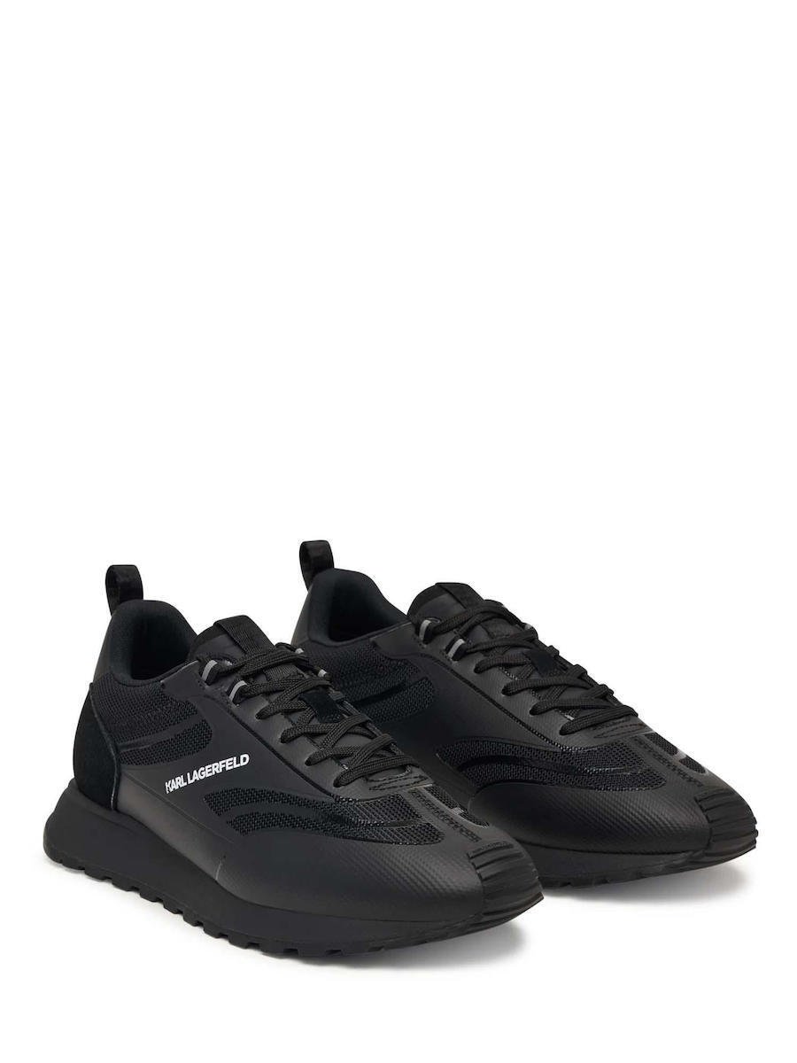 Ανδρικά Δερμάτινα Kairo Sneakers Μαύρα Karl Lagerfeld KL51116-70X Black