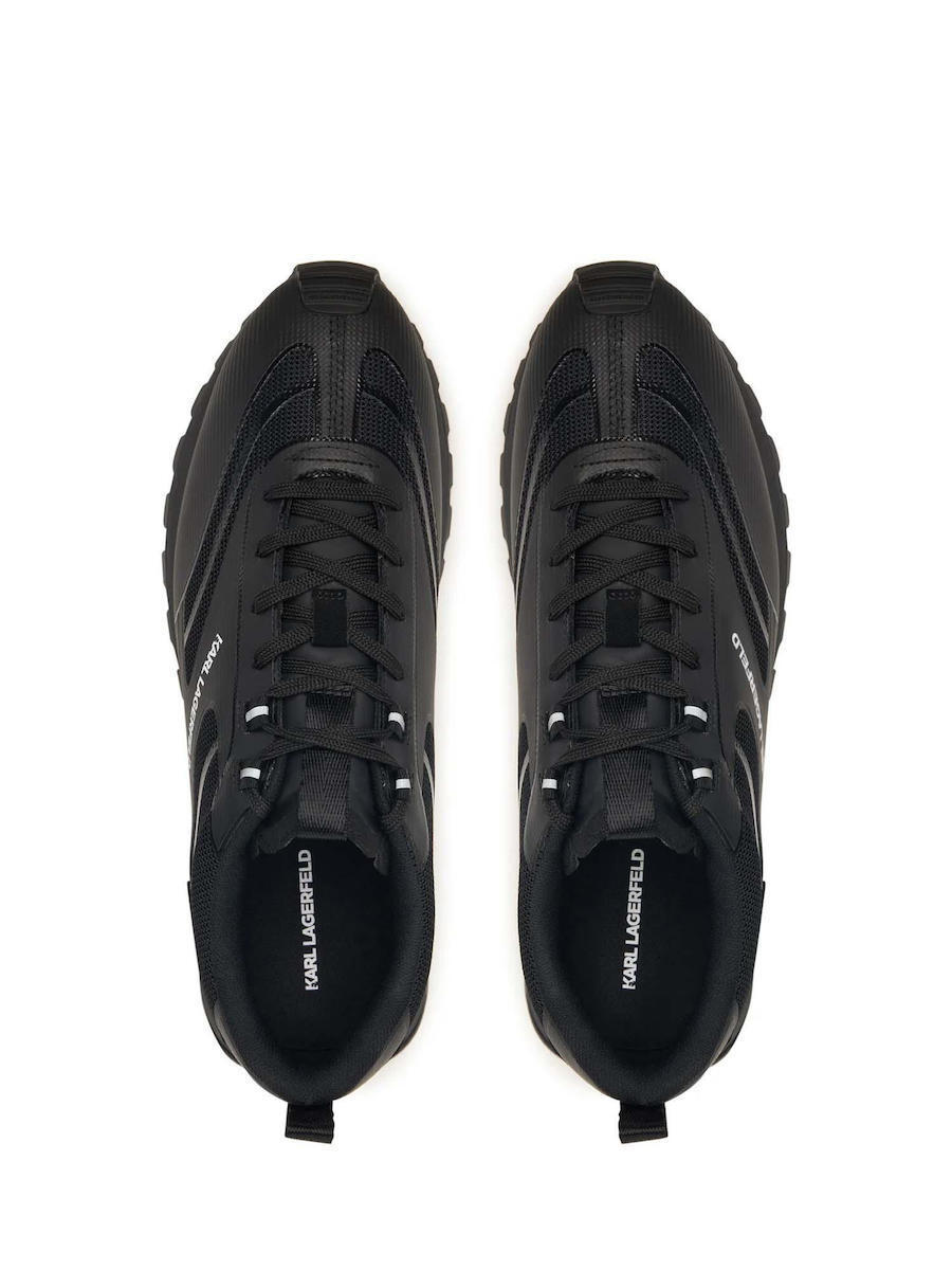Ανδρικά Δερμάτινα Kairo Sneakers Μαύρα Karl Lagerfeld KL51116-70X Black