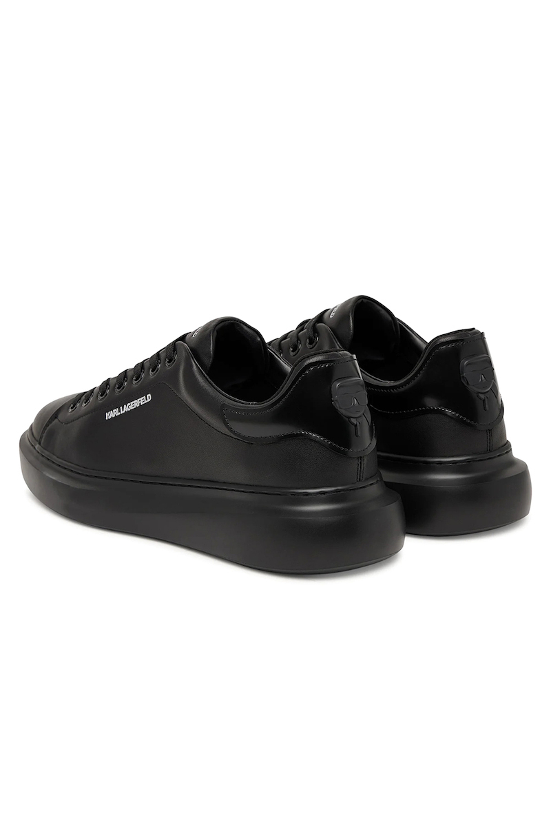 Ανδρικά Δερμάτινα Kore Sneakers Μαύρα Karl Lagerfeld KL56525-00X Black