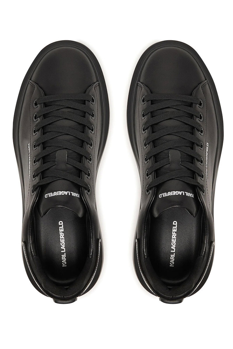 Ανδρικά Δερμάτινα Kore Sneakers Μαύρα Karl Lagerfeld KL56525-00X Black