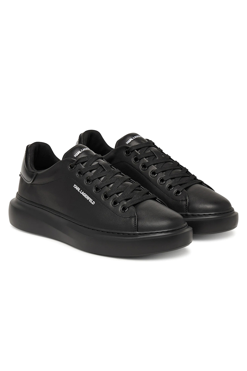 Ανδρικά Δερμάτινα Kore Sneakers Μαύρα Karl Lagerfeld KL56525-00X Black