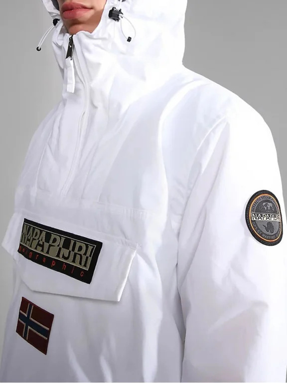 Ανδρικό Rainforest Winter 3 Μπουφάν Λευκό Napapijri NP0A4GMC-0021