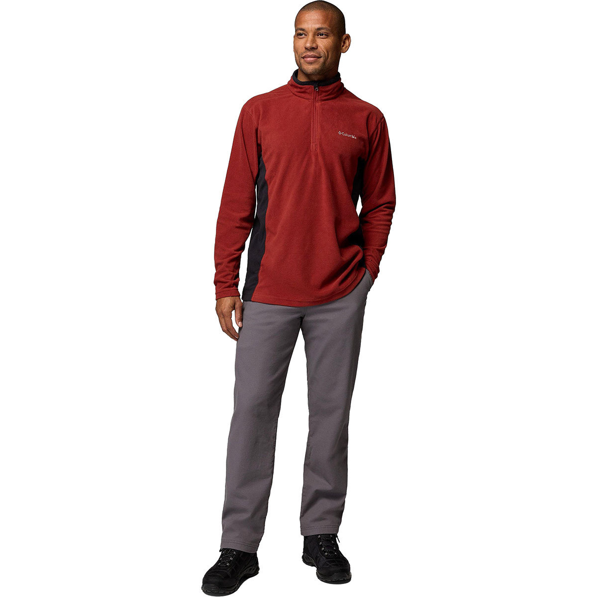 Ανδρικό Klamath Range II Fleece Κόκκινο Columbia 1352472-633