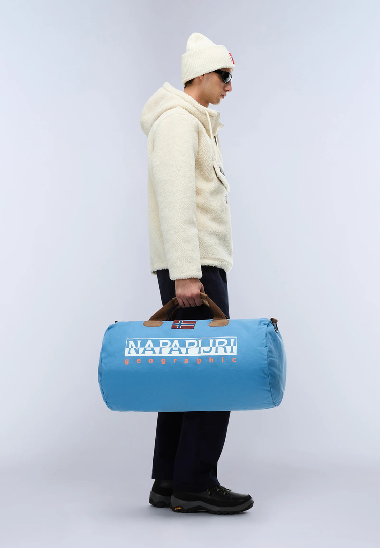 Unisex Blue Cyaneus Bering 3 Duffle Bag Napapijri NP0A4GGM-B9E1