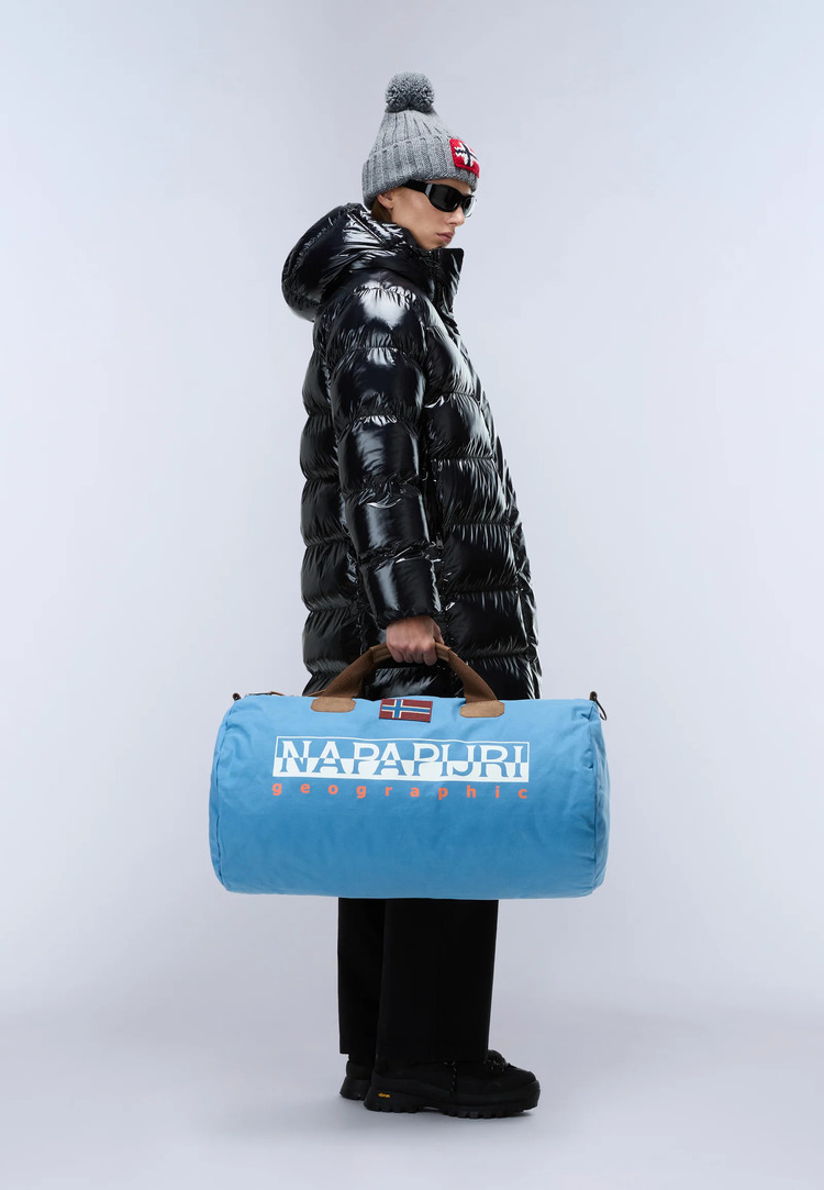 Unisex Blue Cyaneus Bering 3 Duffle Bag Napapijri NP0A4GGM-B9E1