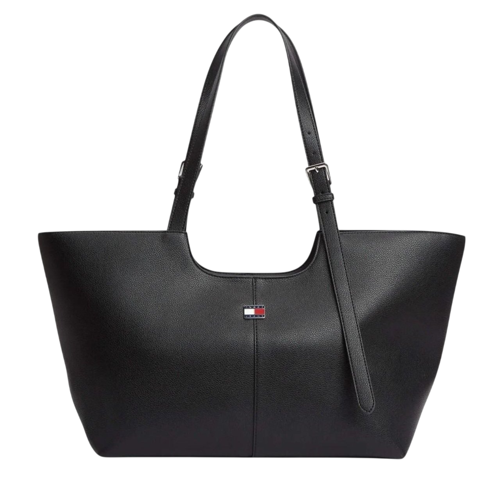 Women's Black TJW CITY TOTE BAG Tommy Jeans AW0AW19064-BDS