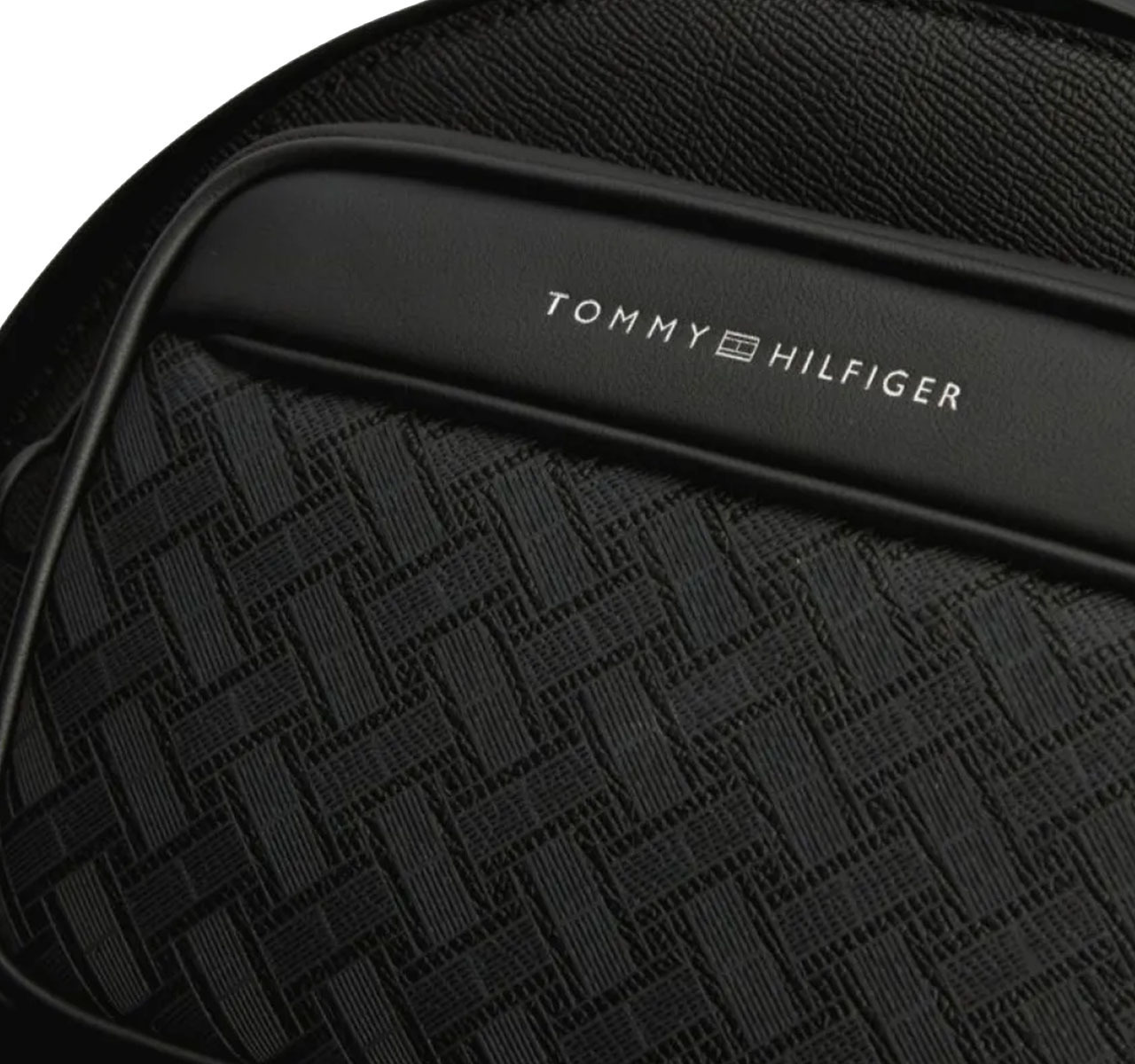 Ανδρικό TH Modern Monogram Σακίδιο Πλάτης Μαύρο Tommy Hilfiger AM0AM14683-BDS