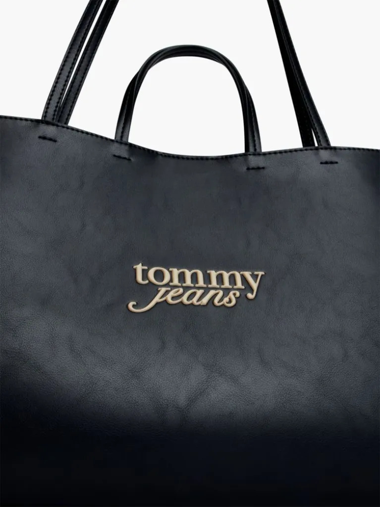 Γυναικεία Tote Τσάντα Μαύρη Tommy Jeans AW0AW19051-BDS
