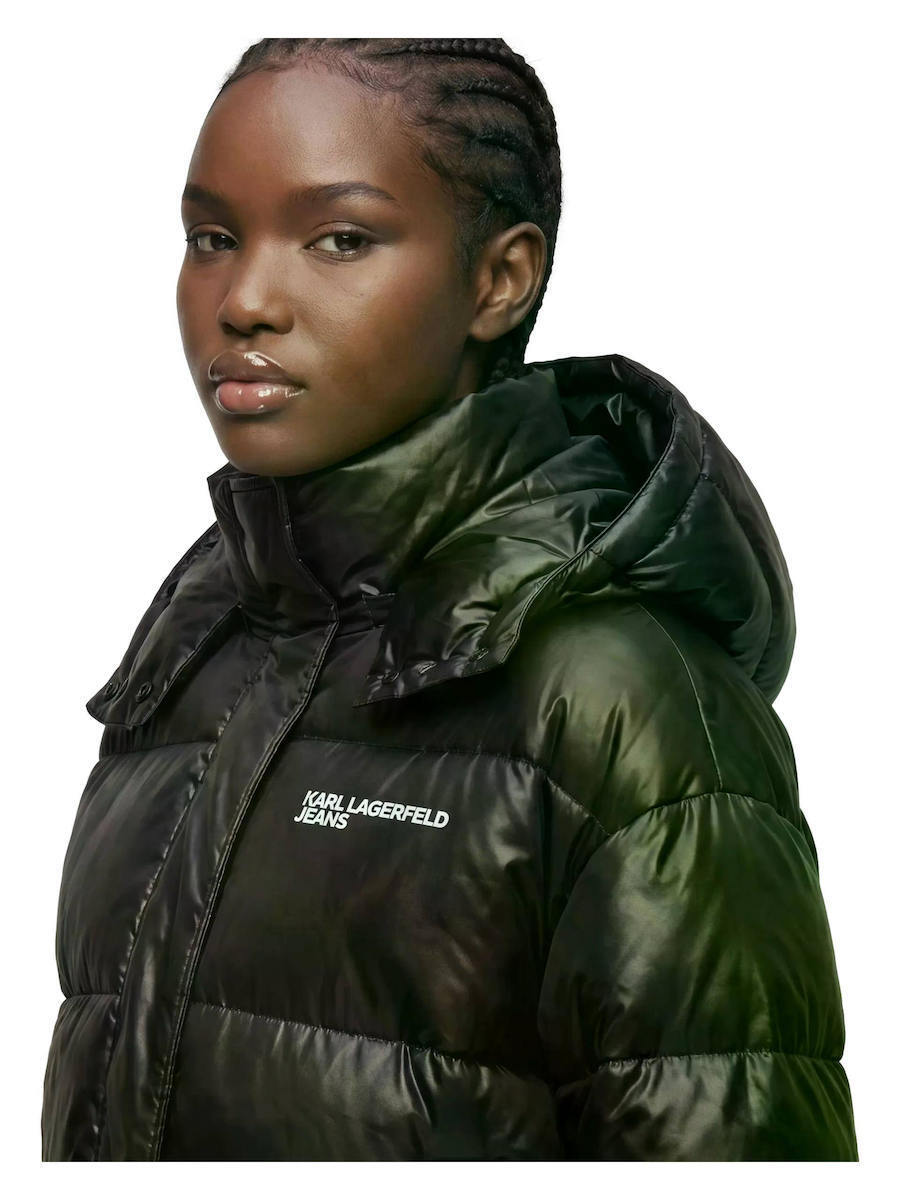 Γυναικείο Puffer Μπουφάν Μαύρο Karl Lagerfeld Jeans B4W15059-999 Black