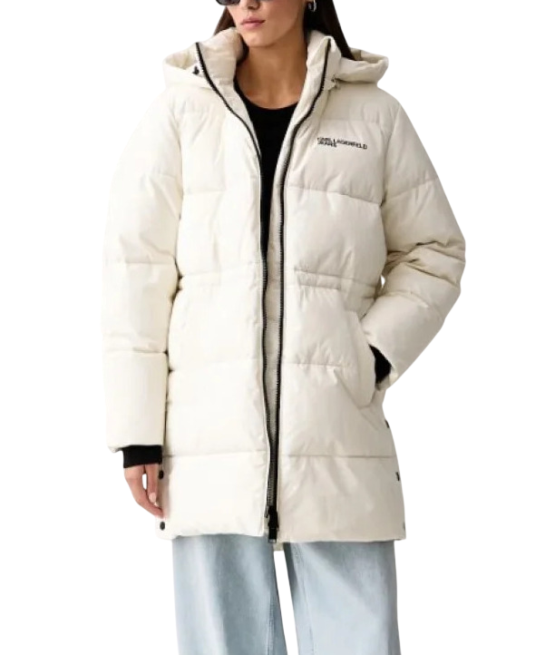 Γυναικείο Μπουφάν Off White Karl Lagerfeld Jeans B4W15021-2OO Egret