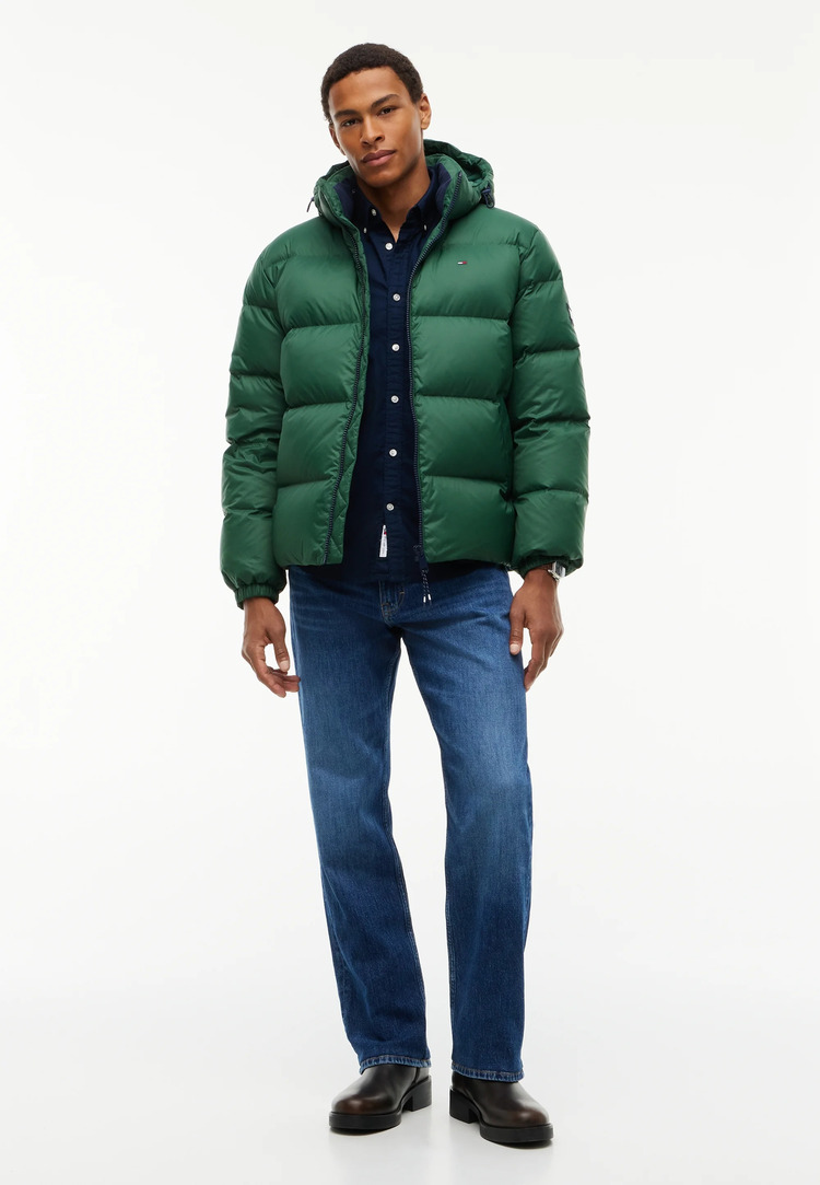 Ανδρικό Μπουφάν Πράσινο Tommy Jeans DM0DM19786-MBM
