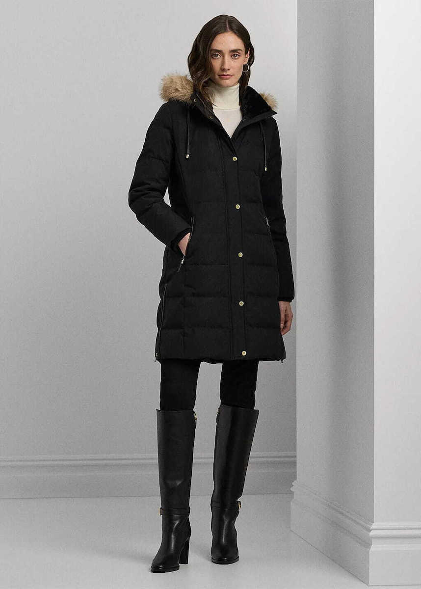 Women's Black Jacket Ralph Lauren 297957509001-BLACK