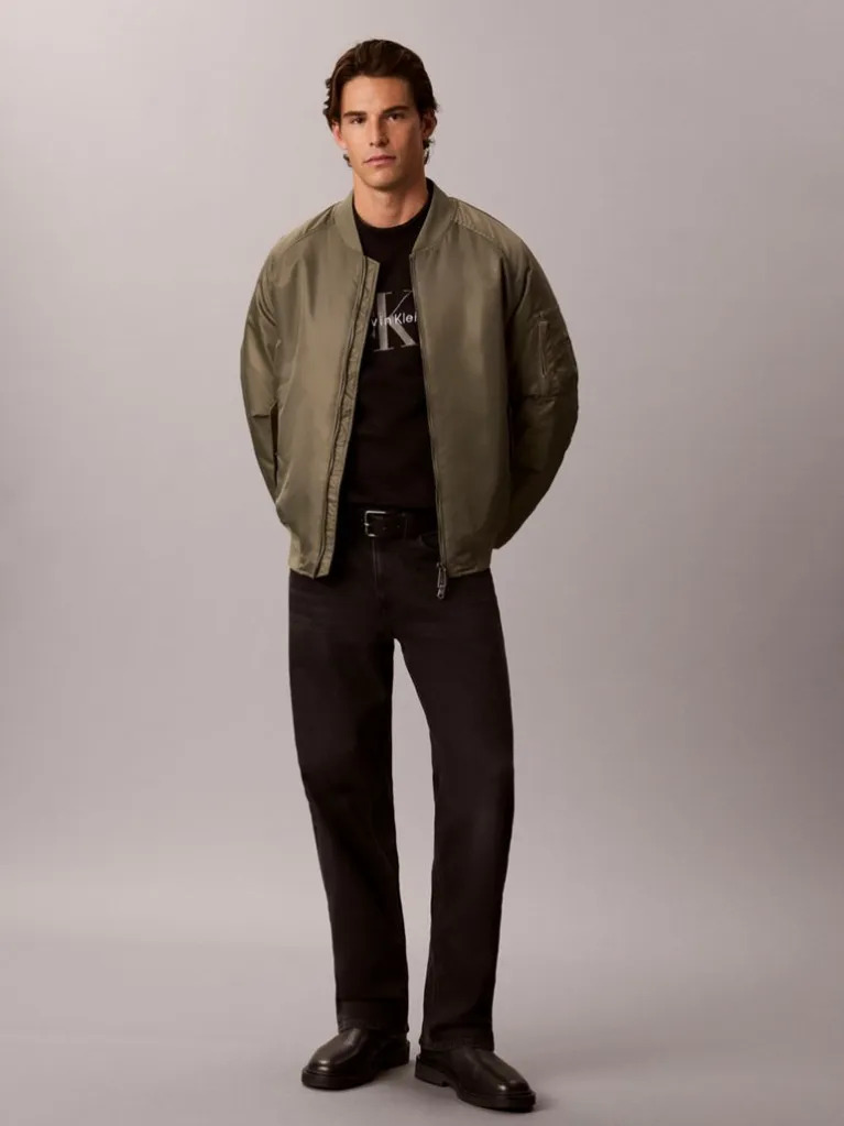 Men's Black Cl Ls 350Terry Mnlg Cn Swtshrt Calvin Klein LV04RG278G-UB1