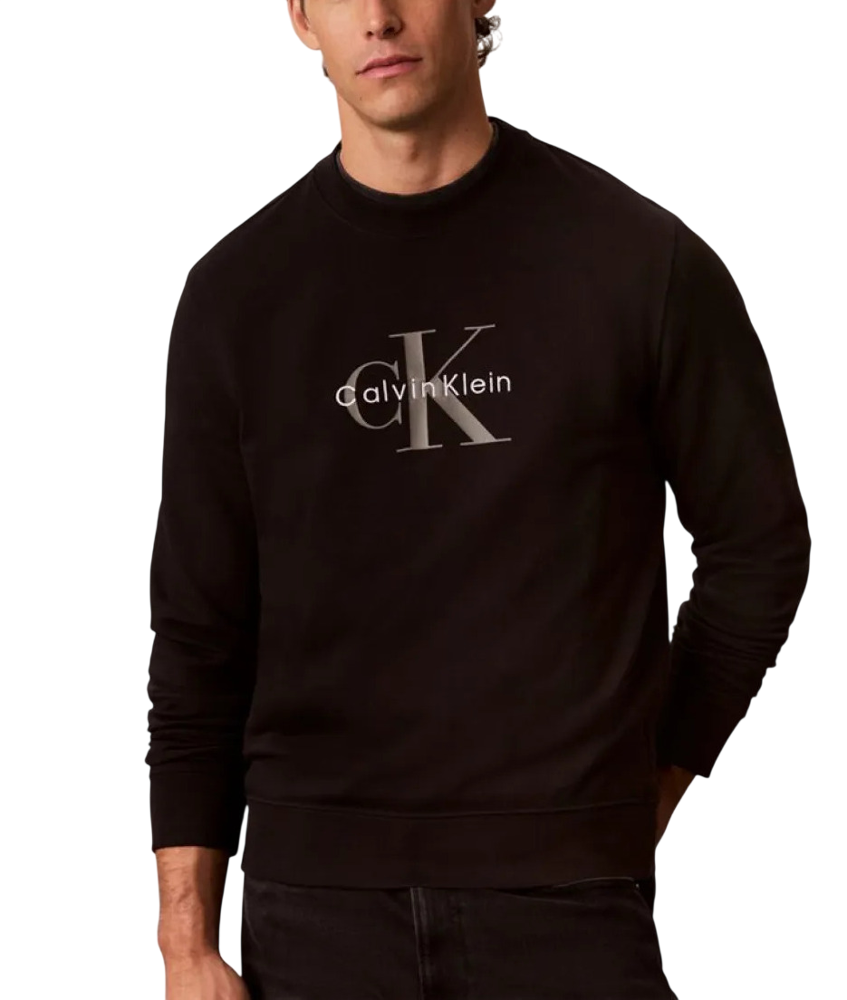 Men's Black Cl Ls 350Terry Mnlg Cn Swtshrt Calvin Klein LV04RG278G-UB1