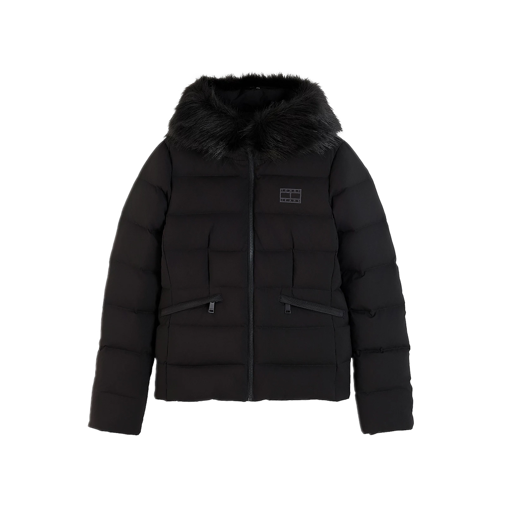 Γυναικείο Μπουφάν Μαύρο Tommy Jeans DW0DW23409-BDS