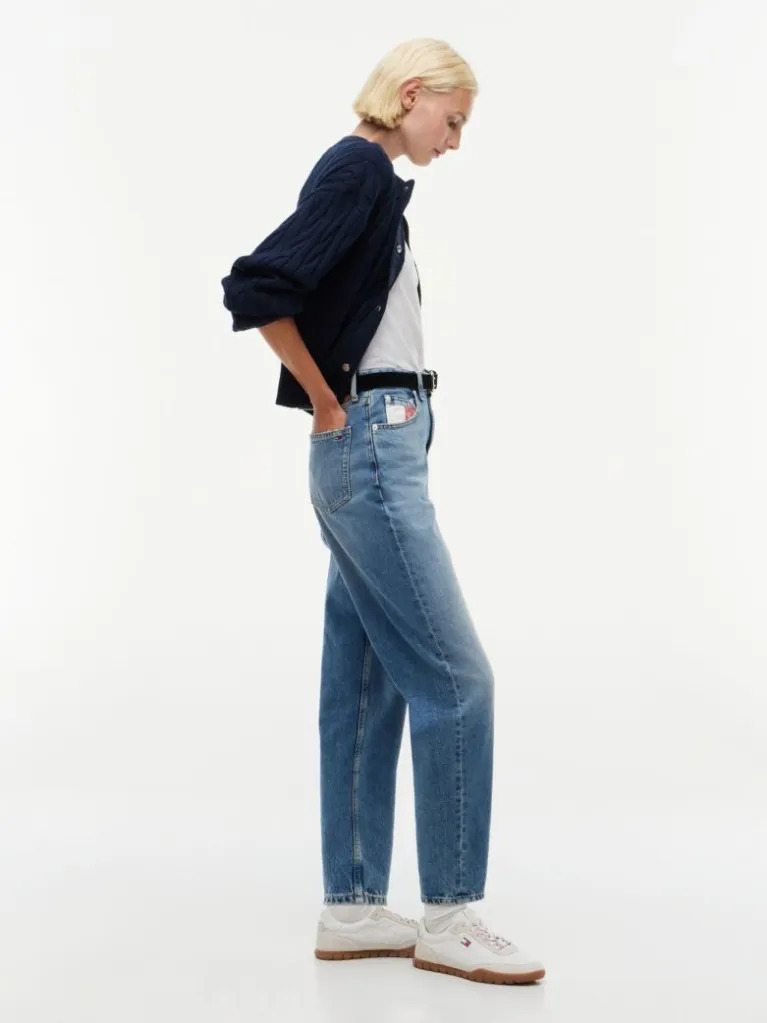 Γυναικείο 90's Mom Τζιν Μπλε Tommy Jeans DW0DW23169-1A5