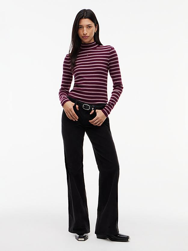 Γυναικεία Μπλούζα Ζιβάγκο Μπορντό Tommy Jeans DW0DW19830-0EZ