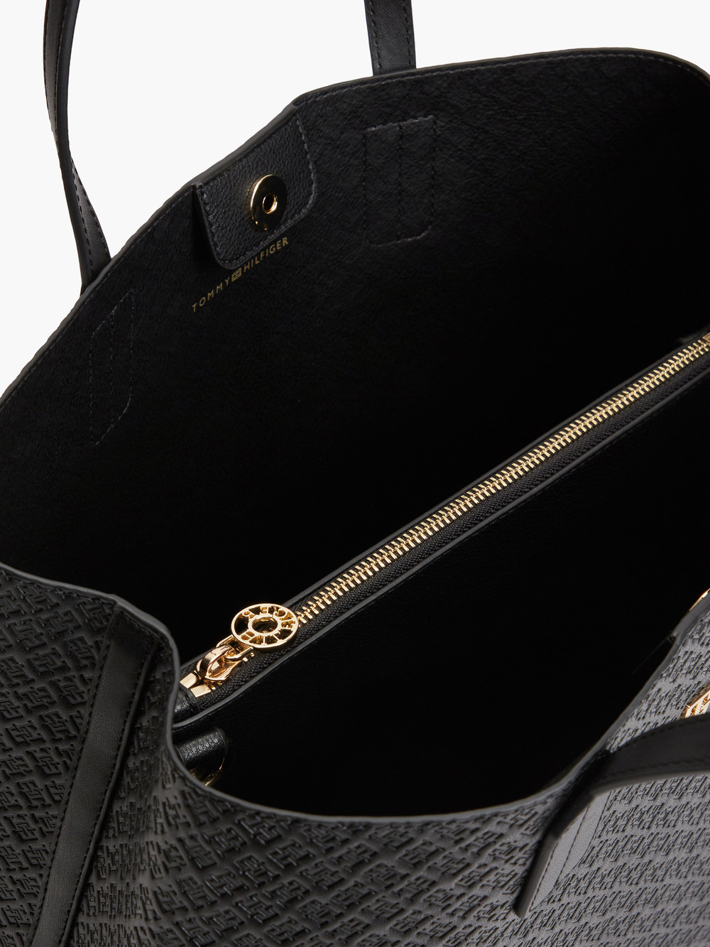 Γυναικεία Icon Satchel Τσάντα Μαύρη Tommy Hilfiger AW0AW18923-BDS