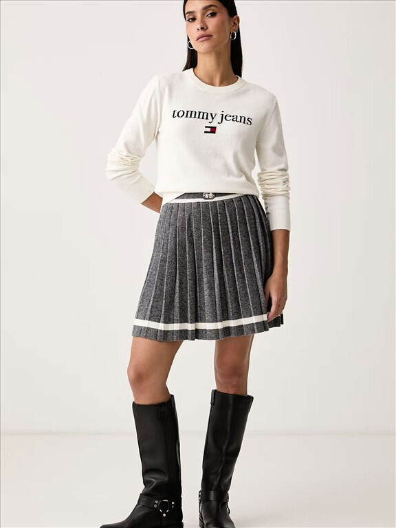 Γυναικείο Πουλόβερ Εκρού Tommy Jeans DW0DW23356-YBH