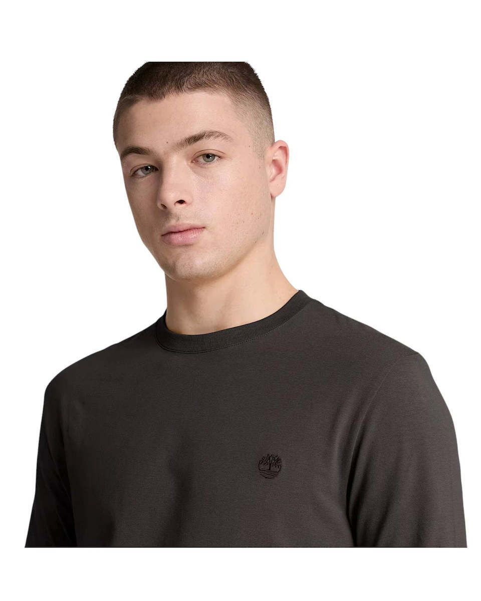 Men's Black Tree Embroidered T-Shirt Timberland TBC0YHBT-CN1