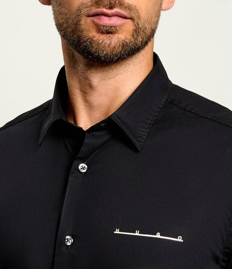 Men's Black Emero Shirt HUGO 50570468-001