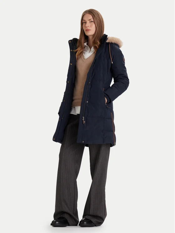 Women's Navy Blue Jacket Ralph Lauren 297957509008-NAVY
