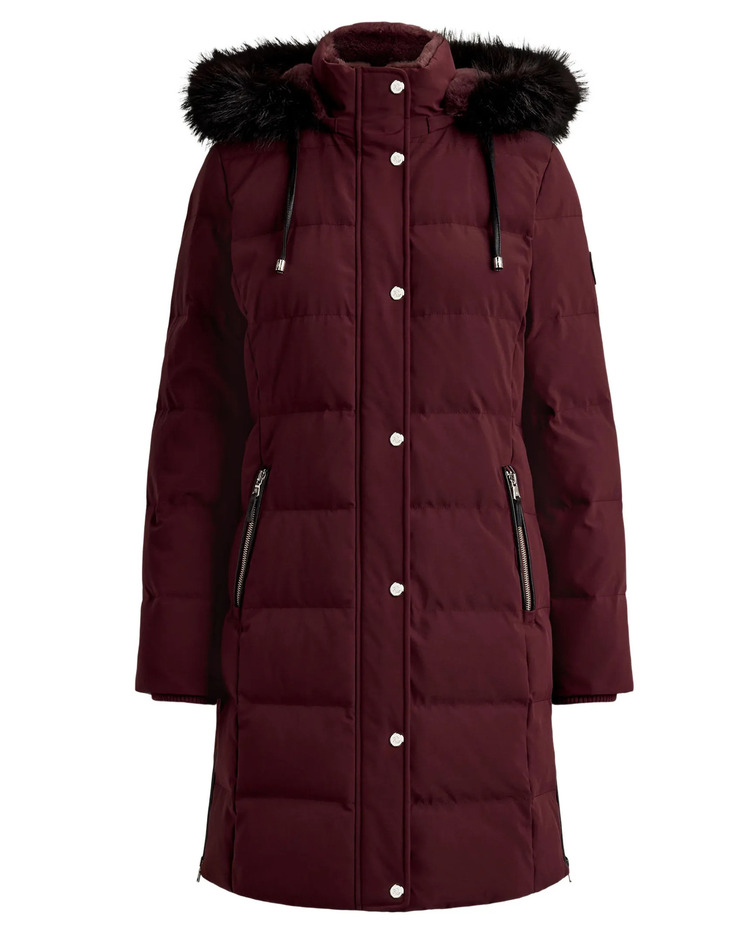 Women's Burgundy Jacket Ralph Lauren 297957509009-RED