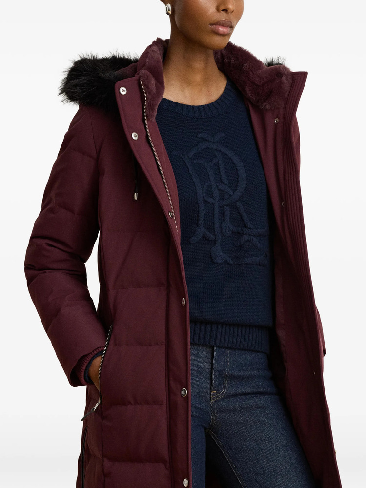Women's Burgundy Jacket Ralph Lauren 297957509009-RED