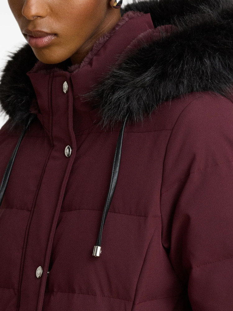 Women's Burgundy Jacket Ralph Lauren 297957509009-RED