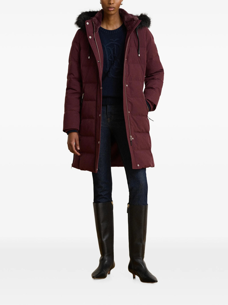 Women's Burgundy Jacket Ralph Lauren 297957509009-RED
