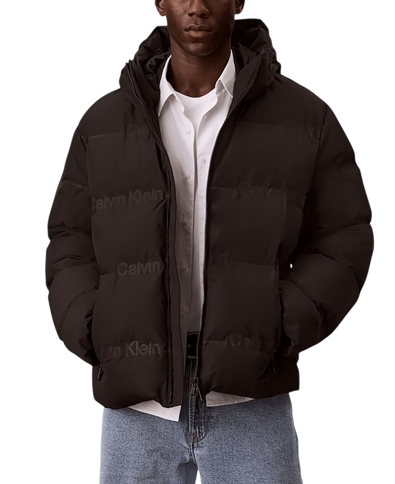 Ανδρικό Μπουφάν Μαύρο Calvin Klein LV04RH523G-UB1