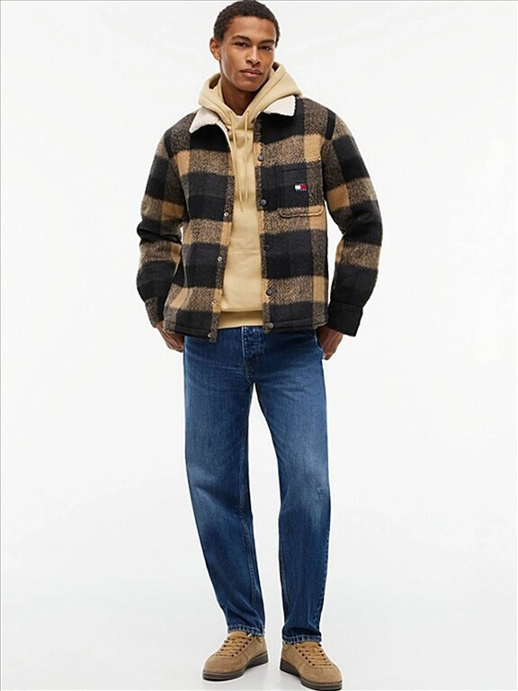 Men's TJM TEDDY COLLAR BRUSHED SHACKET Tommy Jeans DM0DM23523-0MI