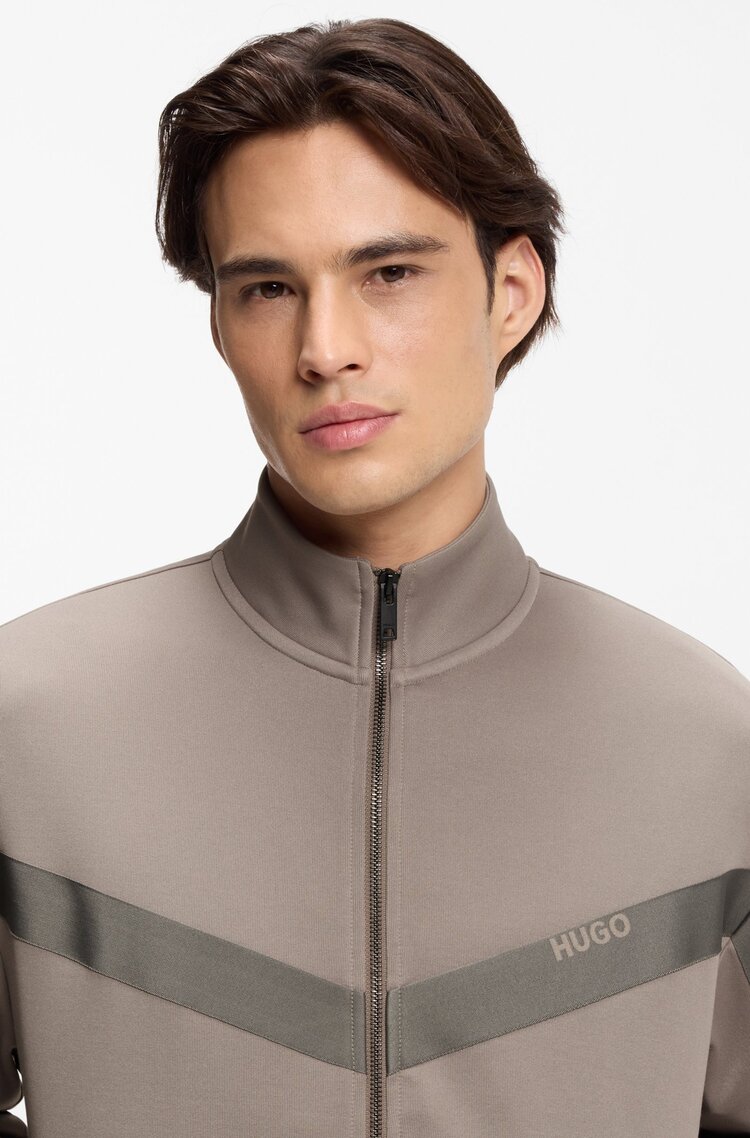 Men's Brown Darti Sweatshirt HUGO 50549418-903