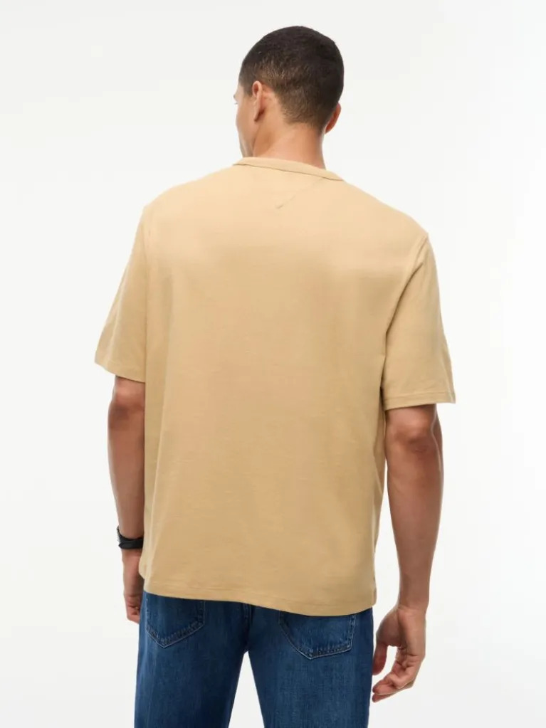 Men's Beige TJM 90'S NEW CLASSIC SS TEE Tommy Jeans DM0DM23544-ACA