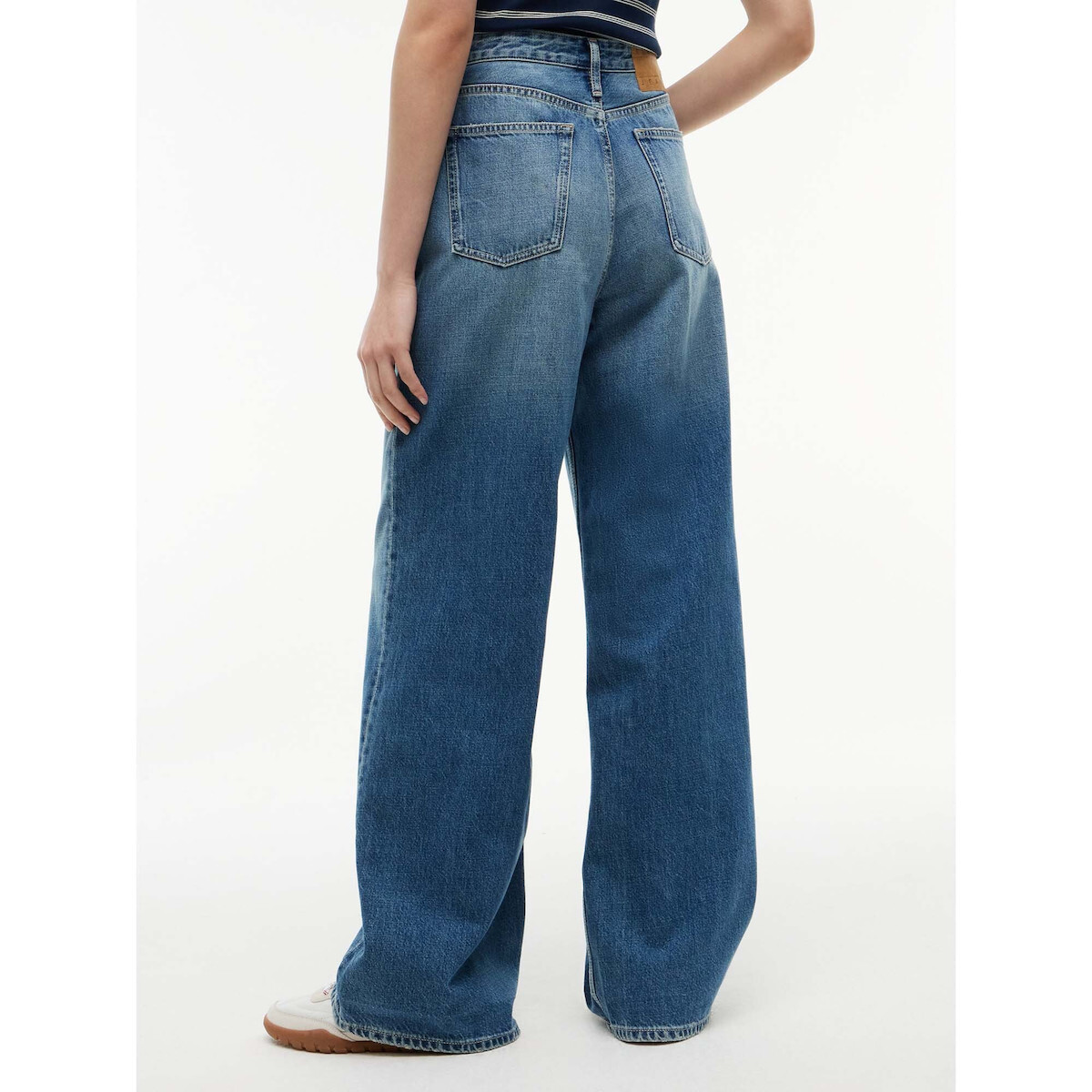 Women's Blue CLAIRE HIGH RISE WIDE DJ6035 Tommy Jeans DW0DW23188-1A5