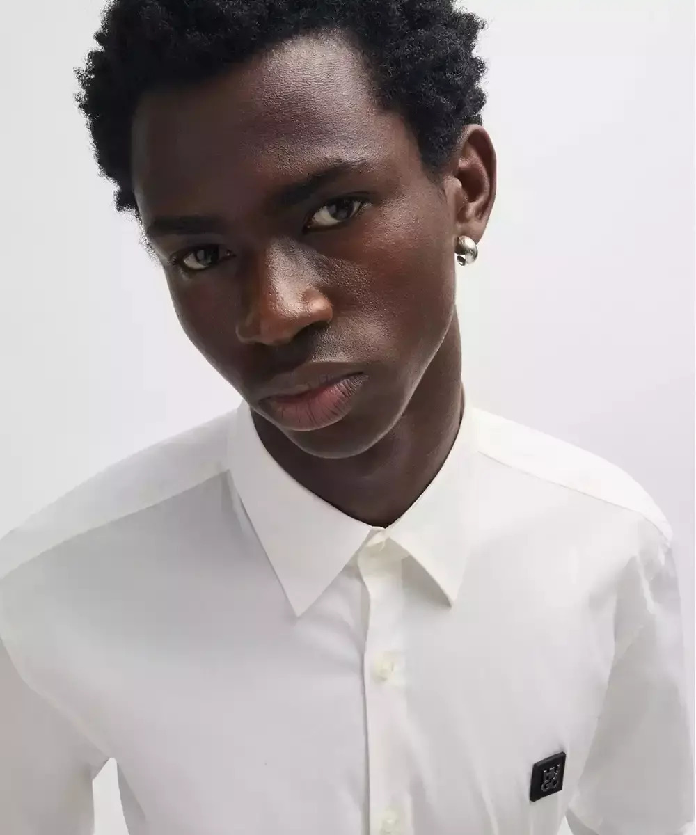 Men's White Ermo Shirt HUGO 50505315-199