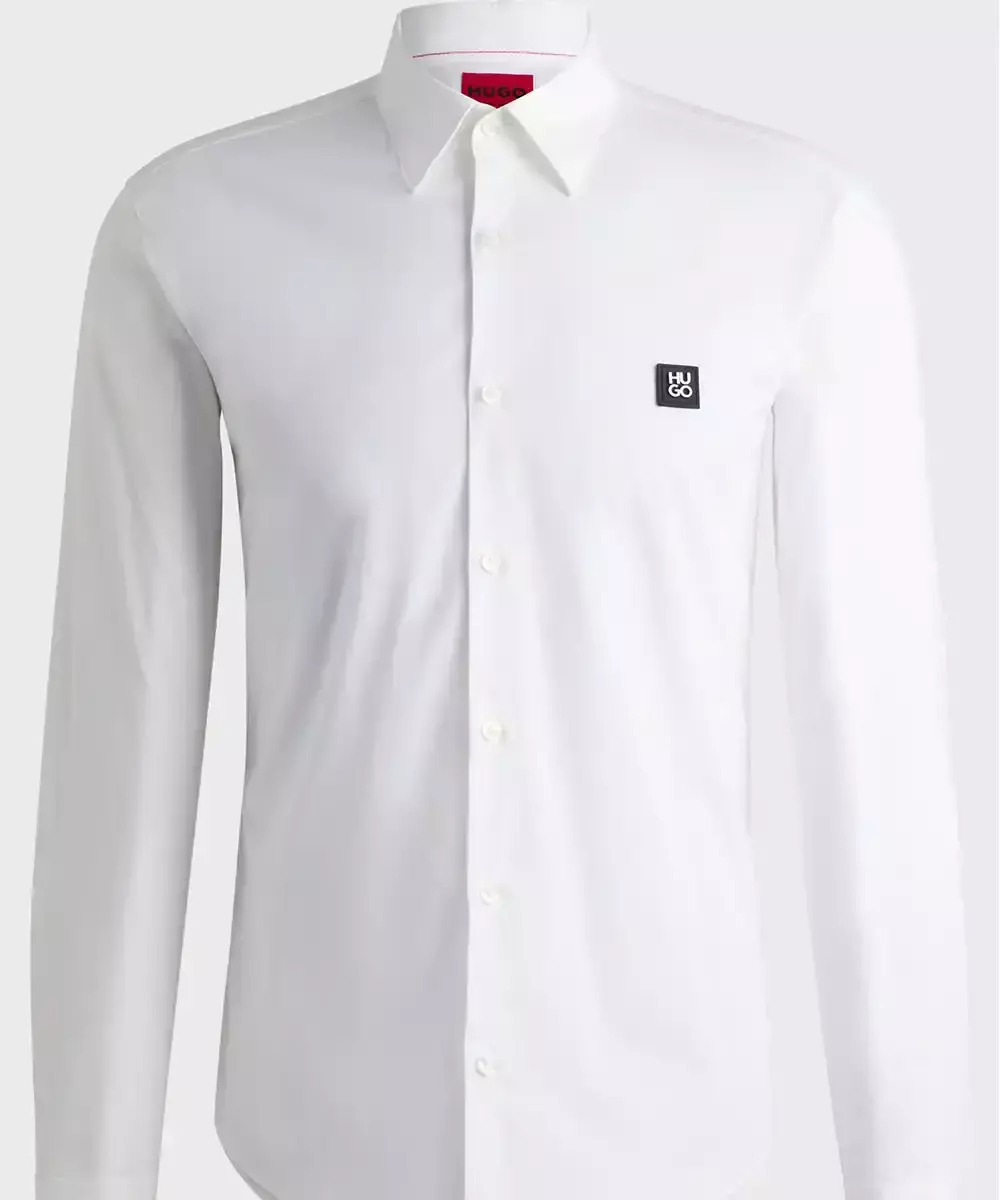 Men's White Ermo Shirt HUGO 50505315-199