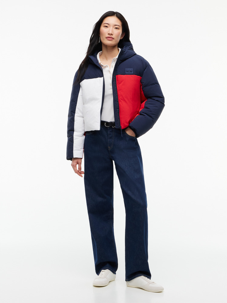 Γυναικείο Μπουφάν Navy Μπλε Tommy Jeans DW0DW23414-C1G