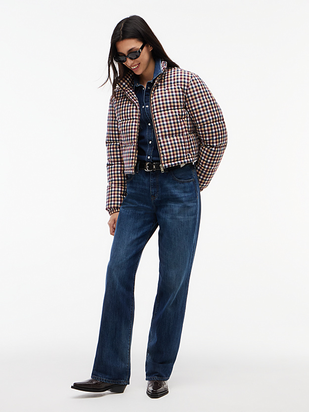 Γυναικείο Καρό Μπουφάν Tommy Jeans DW0DW23578-AB5