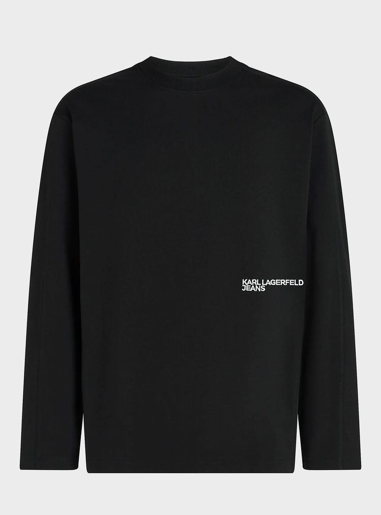 Ανδρικό Μακρυμάνικο T-shirt Μαύρο Karl Lagerfeld Jeans B4M17036-999 Black